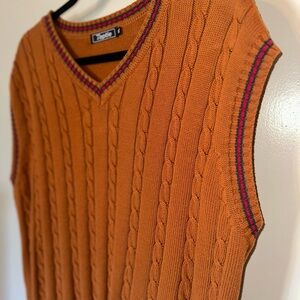 Topman Men's Tan Sweater Vest